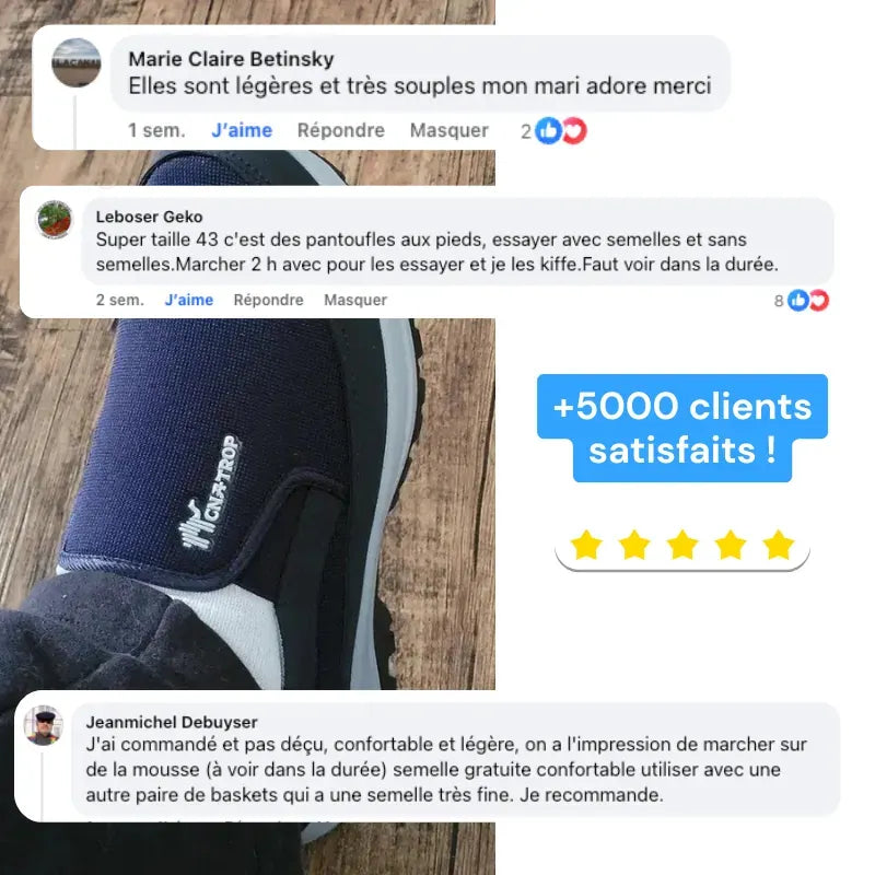 OrthoSouple™ Chaussure de marche a confort orthopédique