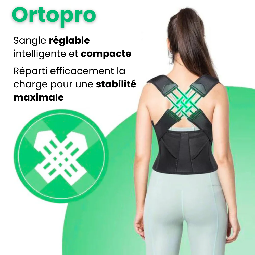 Ortopro™ Correcteur de posture anti-douleur