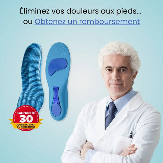 Semelles OrthoStep™ - Une journée entière sans douleur