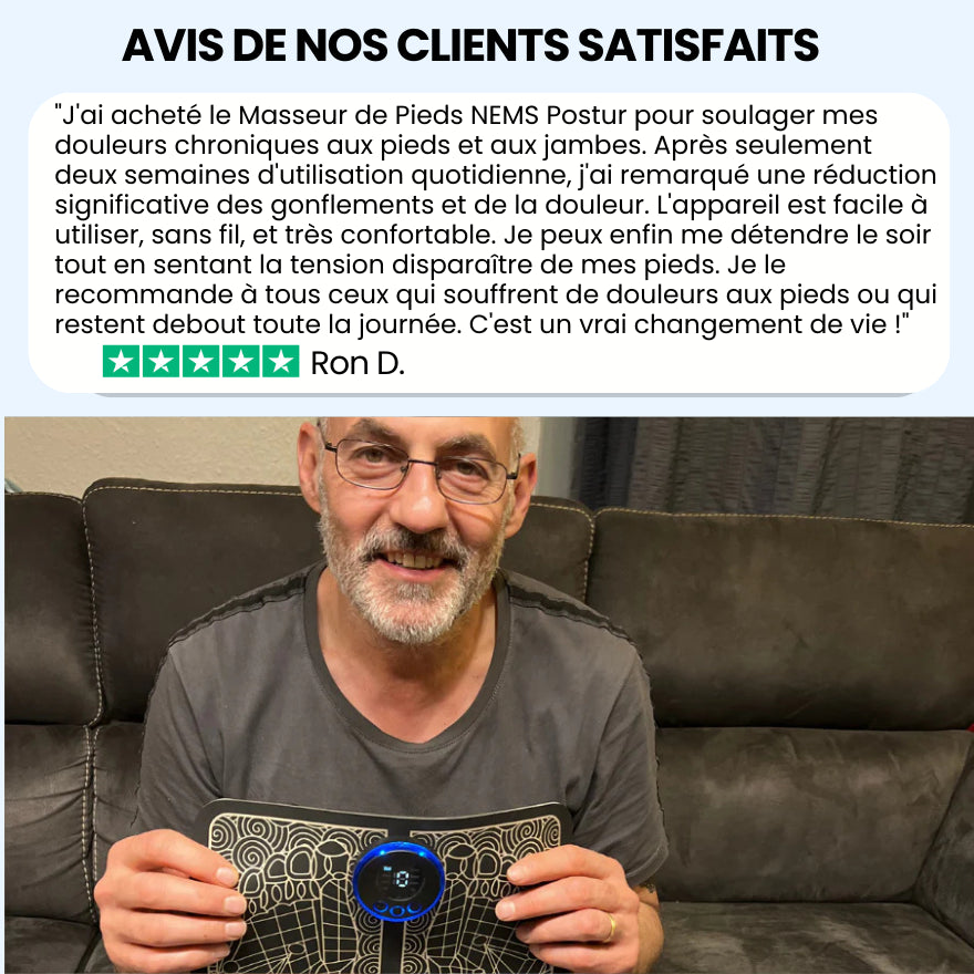 ThermoPulse™ - Luttez-vous contre des douleurs aux pieds, gonflements, raideurs ou picotements ?