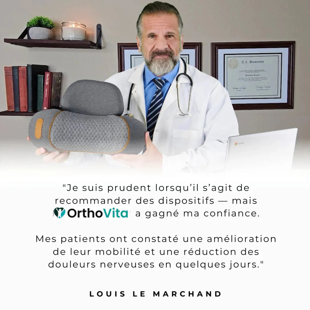 OrthoPhysio - Masseur cervical 3-en-1