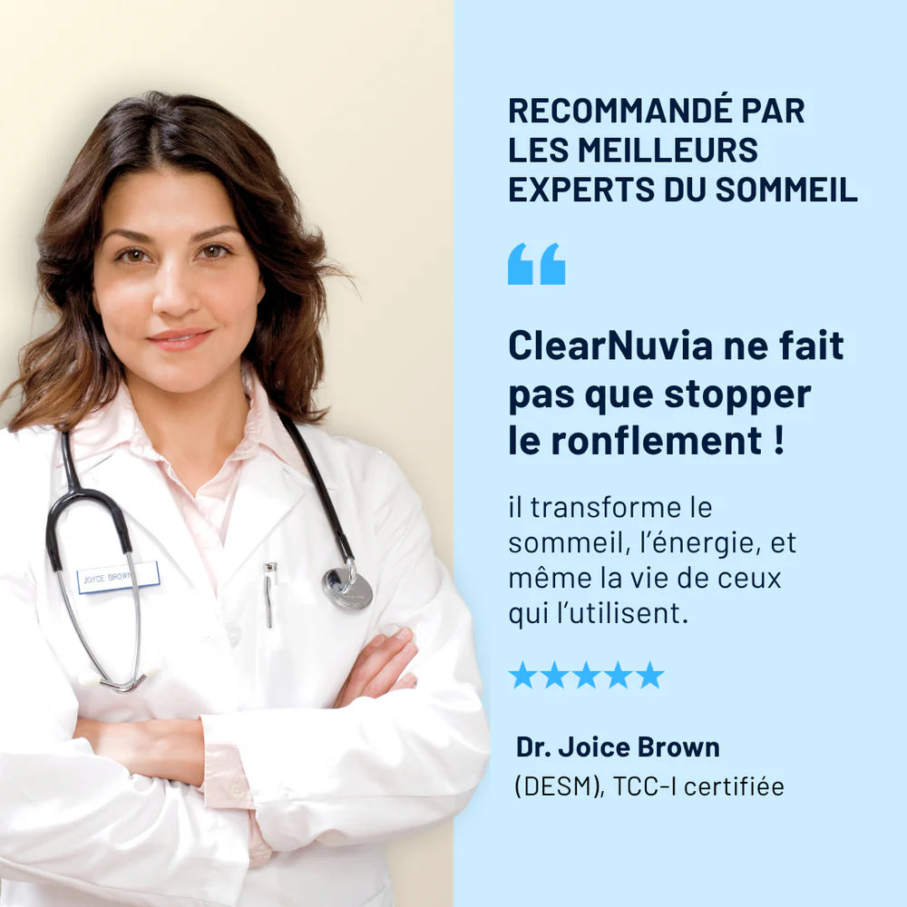 NuviaClear™  La Solution N°1 Contre le Ronflement