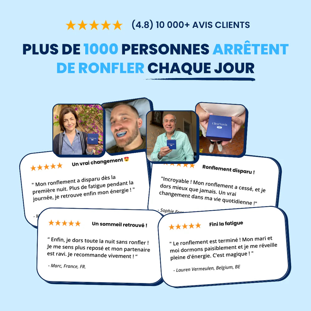 NuviaClear™  La Solution N°1 Contre le Ronflement