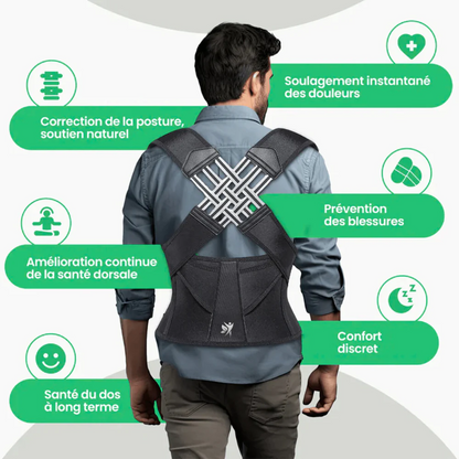 Ortopro™ Correcteur de posture anti-douleur